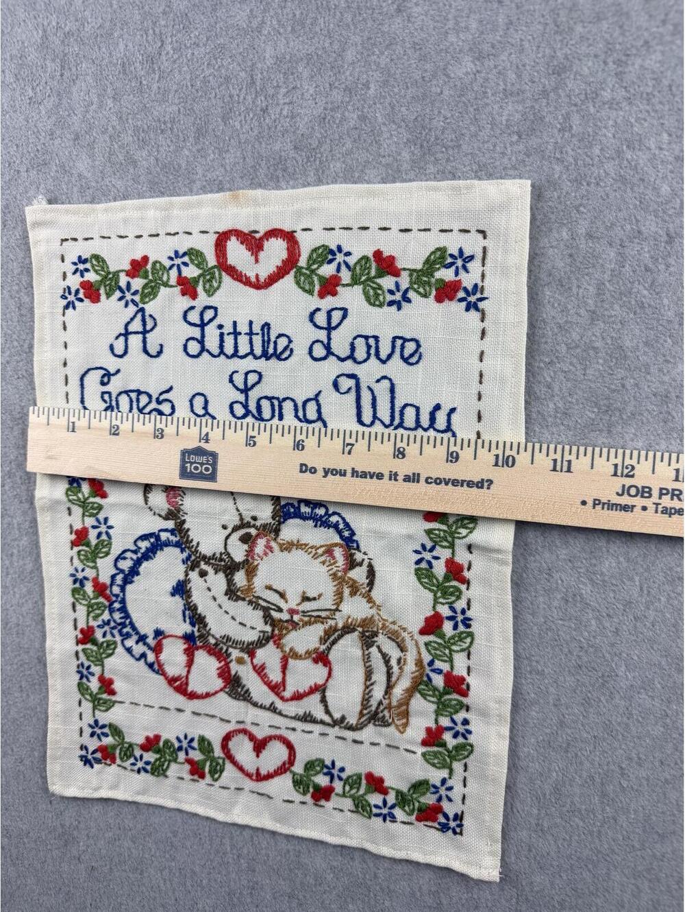 Embroidered A little love goes a long way - Picture 5 of 6